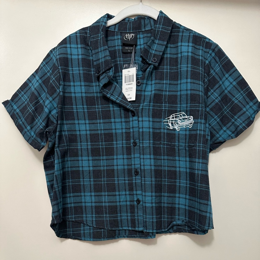 Button up Harry Potter shirt